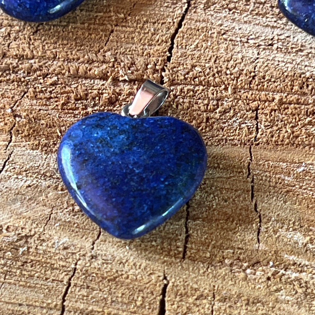 Pandantiv inima lapis lazuli, pietre semipretioase - druzy.ro 4 