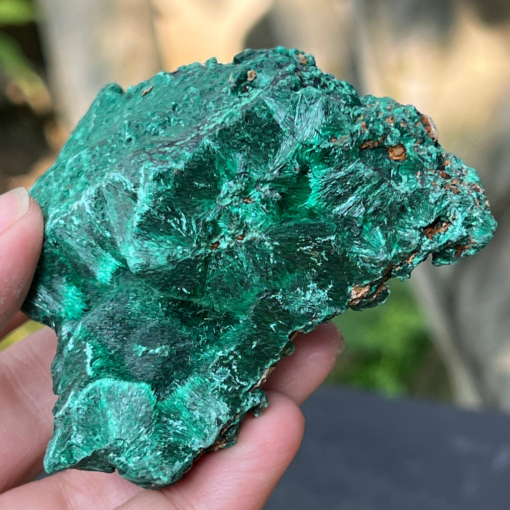 Malachit matasos piatra bruta m10, pietre semipretioase - druzy.ro 1 