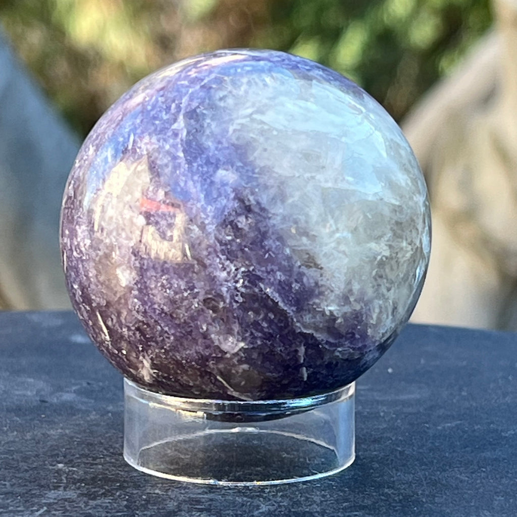 Lepidolit sfera model 5, druzy.ro, cristale 3