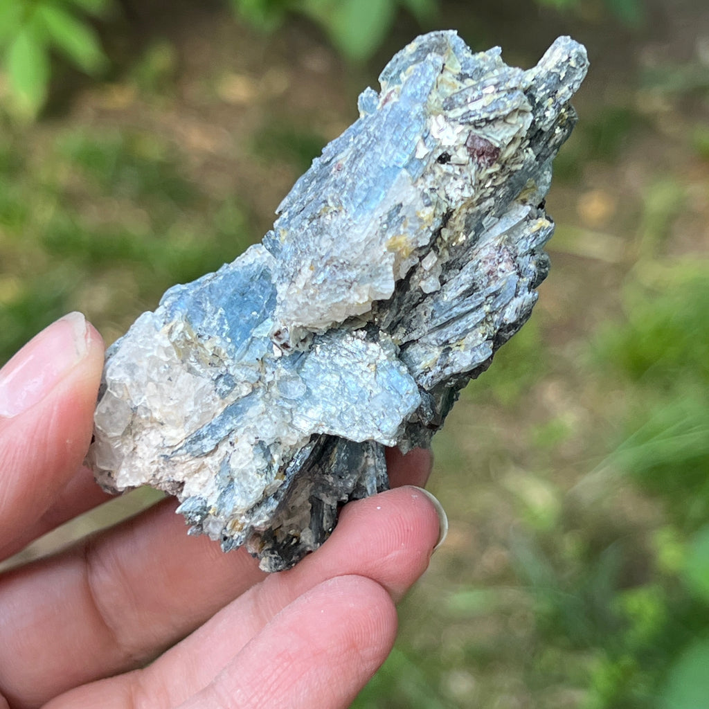 Kianit albastru (Cianit) piatra bruta din Zimbabwe model 4, pietre semipretioase - druzy.ro 9 