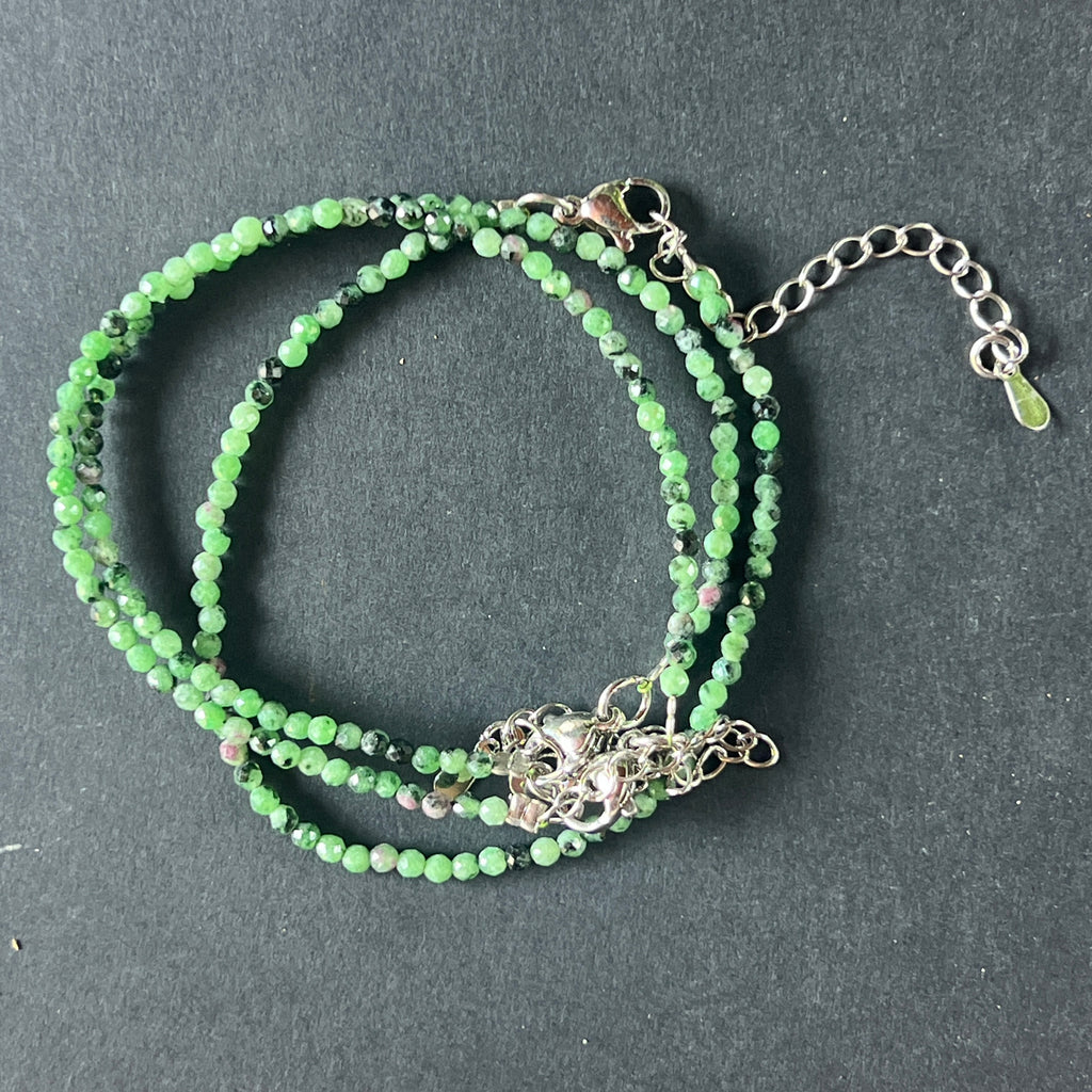 Bratara zoisit 2 mm, pietre semipretioase - druzy.ro 2 