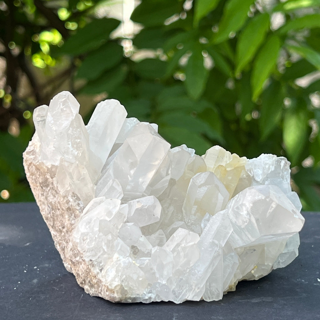 Floare de mina, cluster cuart ICY | Model 10, pietre semipretioase - druzy.ro 4 