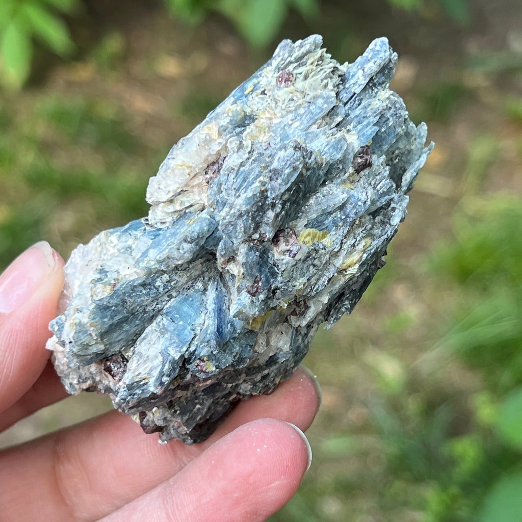 Kianit albastru (Cianit) piatra bruta din Zimbabwe model 4, pietre semipretioase - druzy.ro 11 