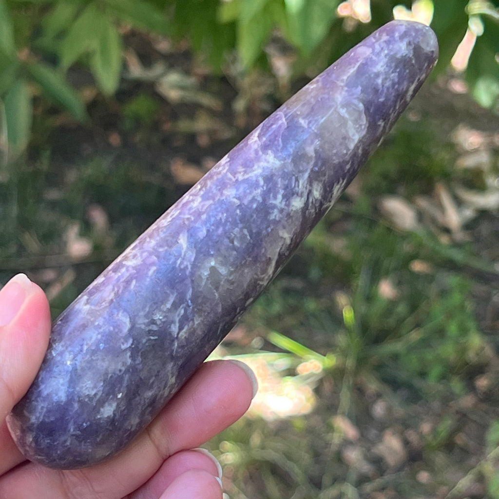 Bagheta Lepidolit din Madagascar m3, pietre semipretioase - druzy.ro 2 