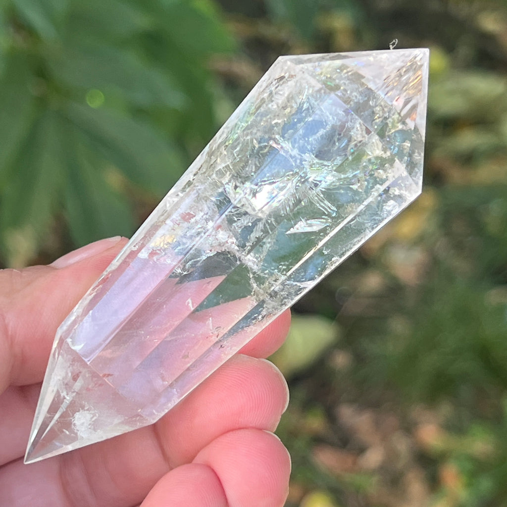 Bagheta cuart vogel, 12 fete, Brazilia model 31, pietre semipretioase - druzy.ro 6 