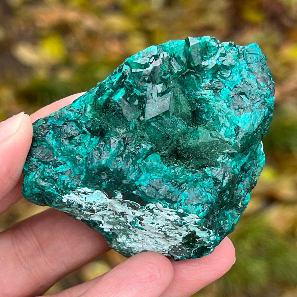 Dioptaz cluster din Congo model 9, pietre semipretioase - druzy.ro 10 