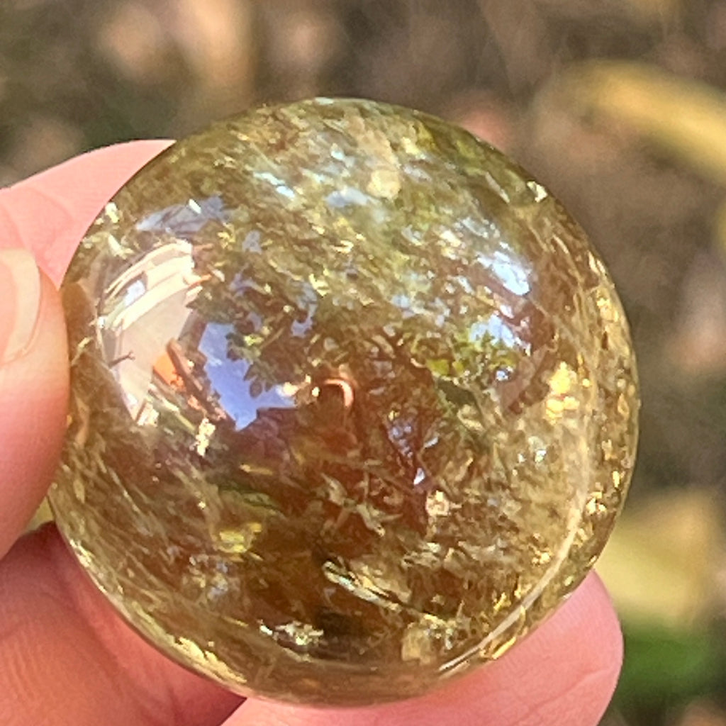 Sfera citrin Brazilia calitate AAA model 3, pietre semipretioase - druzy.ro 2 