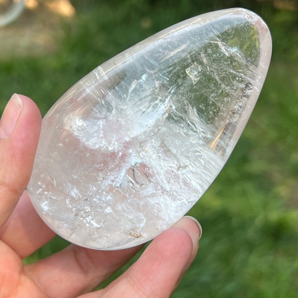 Ou din cuart de stanca/cristal incolor m1, pietre semipretioase - druzy.ro 3 