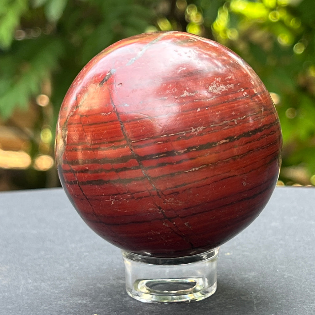 Sfera jasp rosu din Zimbabwe m4, pietre semipretioase - druzy.ro 6 