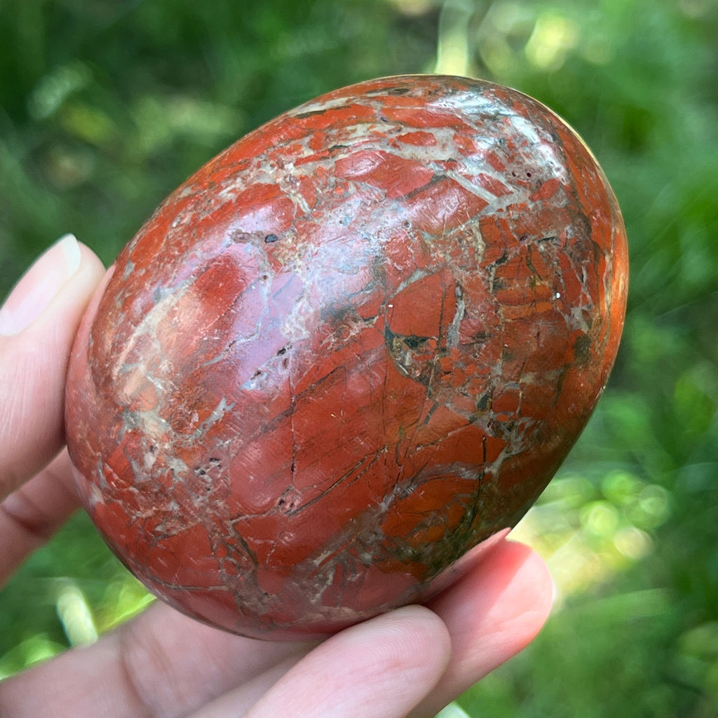 Ou jasp rosu din Zimbabwe model 2, pietre semipretioase - druzy.ro 8 