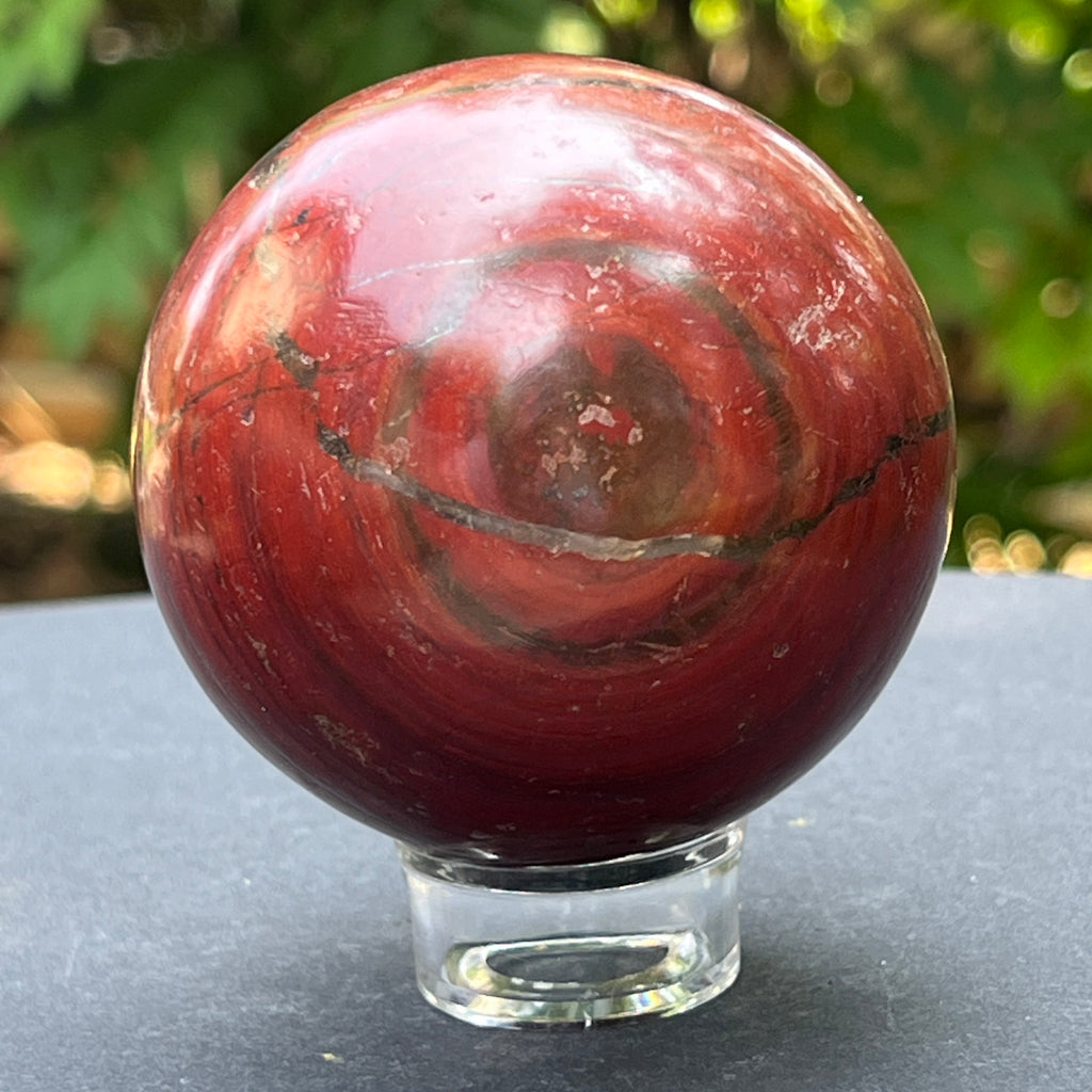 Sfera jasp rosu din Zimbabwe m4, pietre semipretioase - druzy.ro 3 