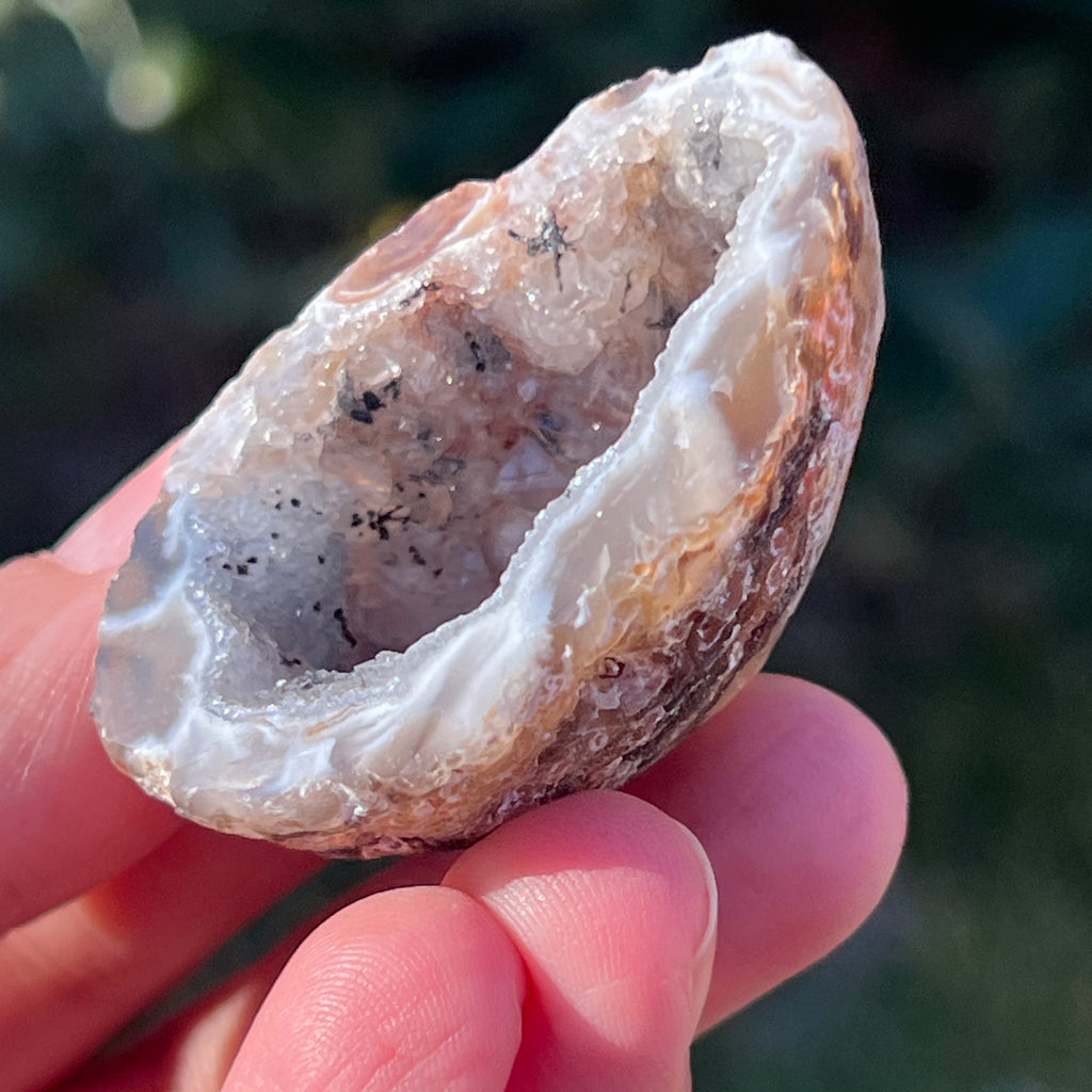 Cluster Agat FEATHER m2, agat cu cuart, pietre semipretioase - druzy.ro 4 