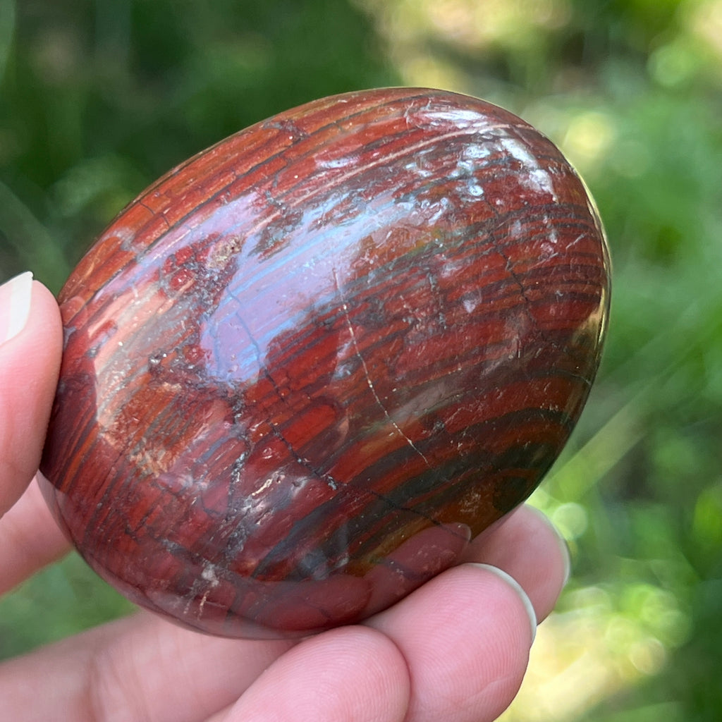 Ou jasp rosu din Zimbabwe model 10, pietre semipretioase - druzy.ro 6 