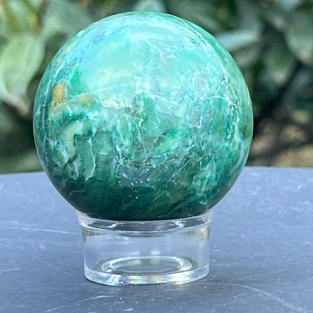 Sfera jad verde nefrit Africa model 3, pietre semipretioase - druzy.ro 6 