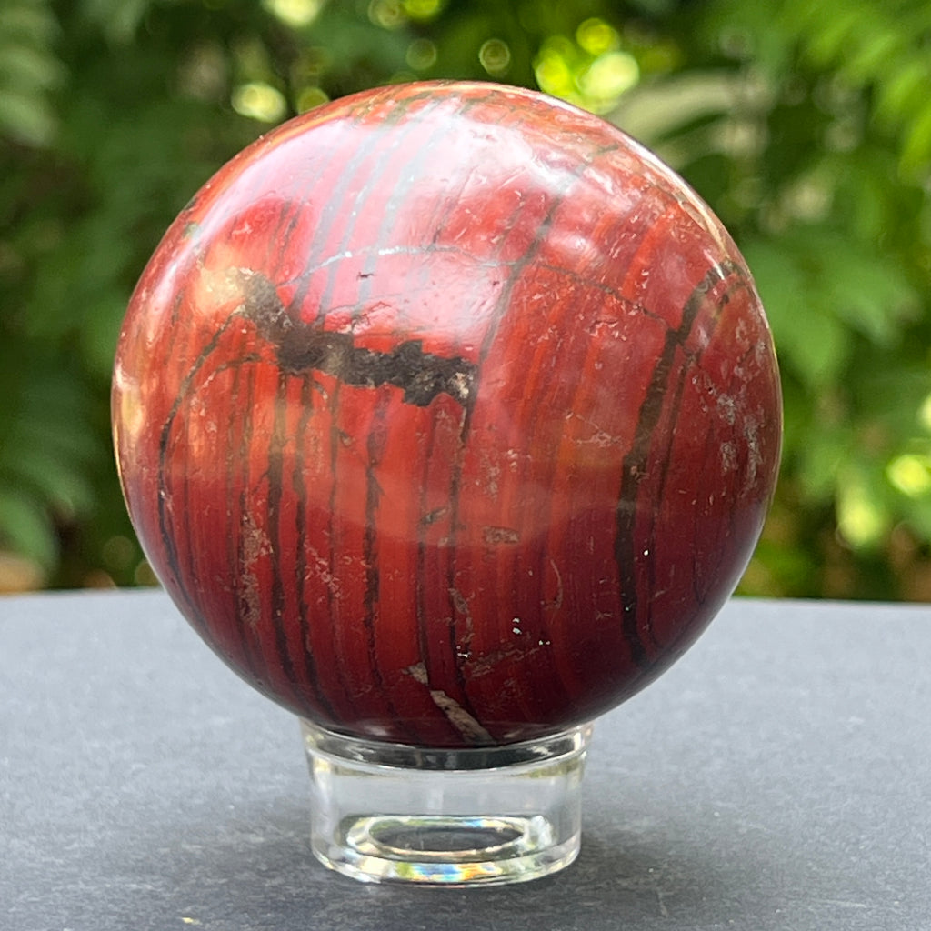 Sfera jasp rosu din Zimbabwe m4, pietre semipretioase - druzy.ro 9 