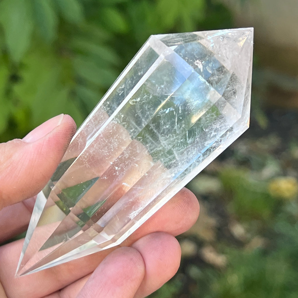Bagheta cuart vogel, 12 fete, Brazilia model 5, pietre semipretioase - druzy.ro 1 