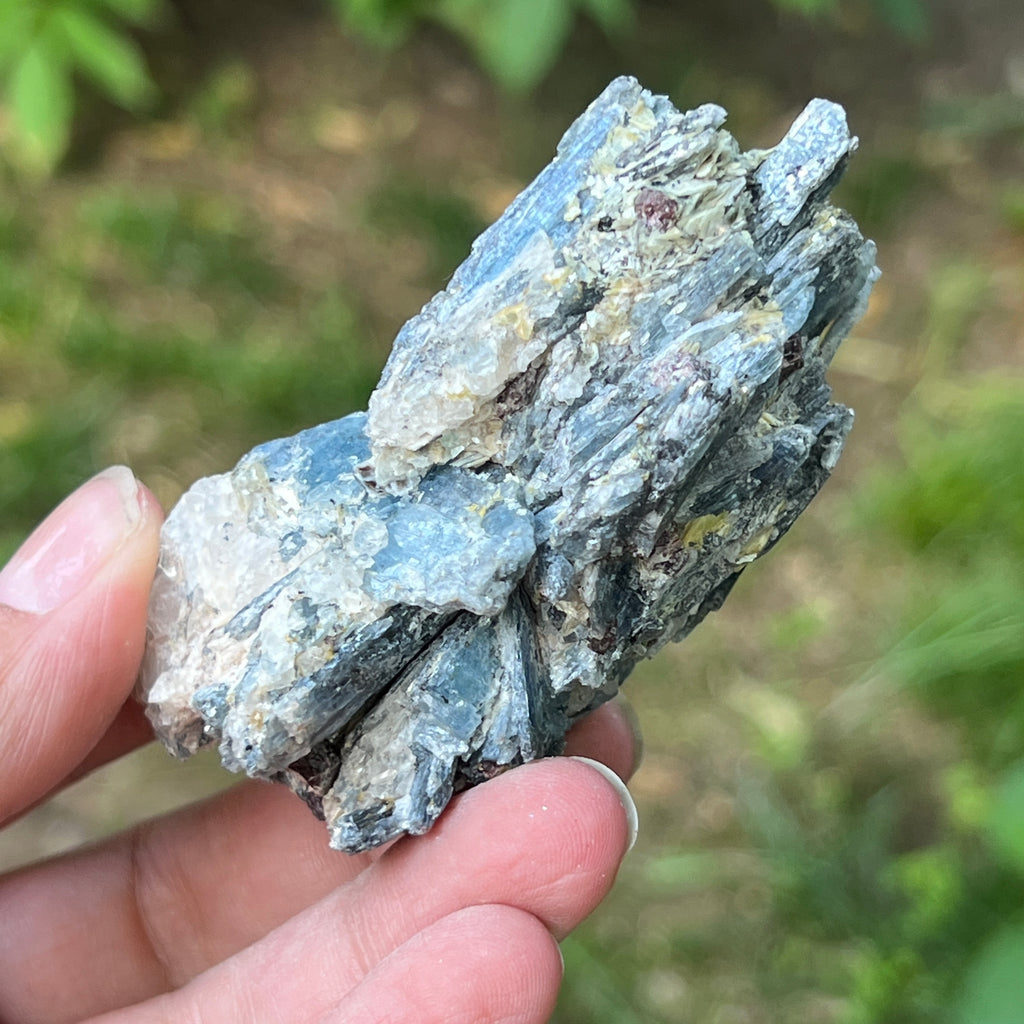 Kianit albastru (Cianit) piatra bruta din Zimbabwe model 4, pietre semipretioase - druzy.ro 10 