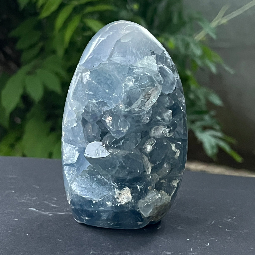 Sculptura celestit / celestina | Model 4, pietre semipretioase - druzy.ro 2 