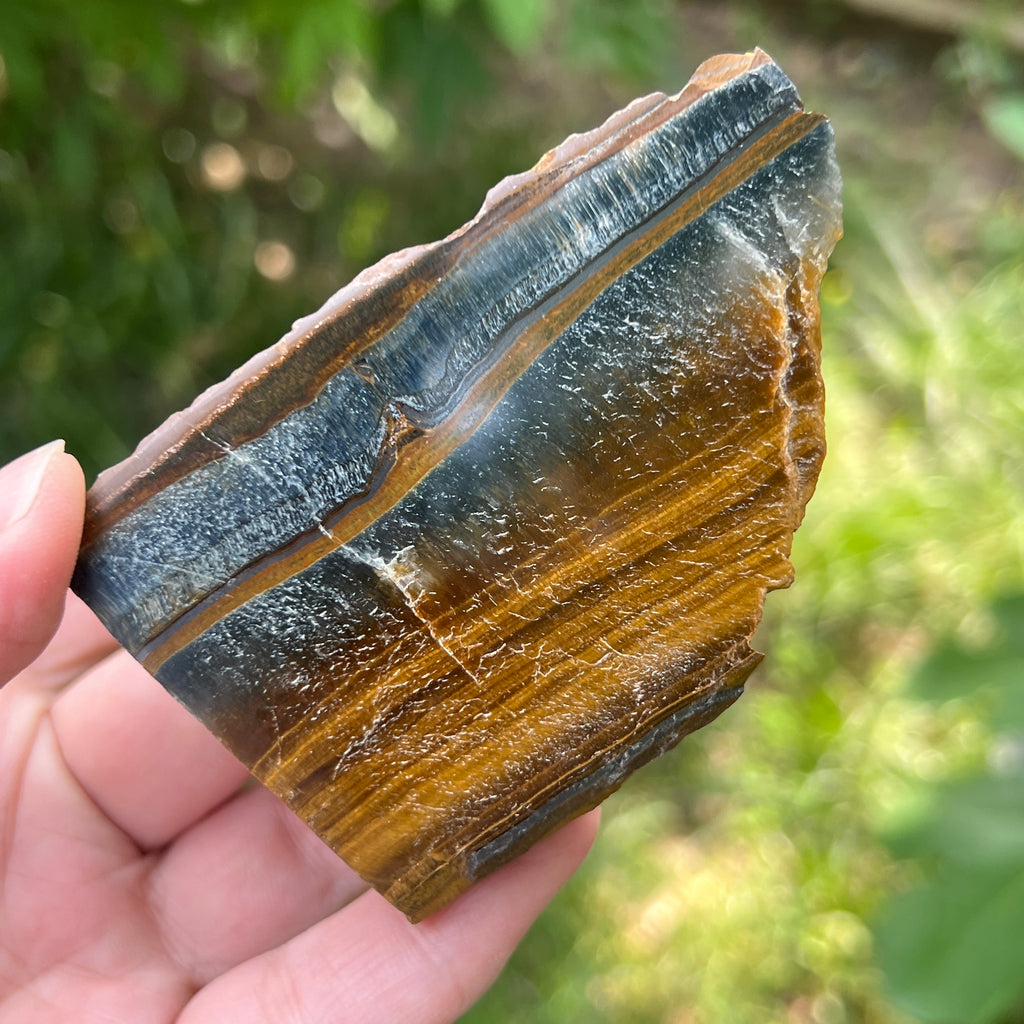 Ochi de tigru piatra bruta model 8, pietre semipretioase - druzy.ro 1 