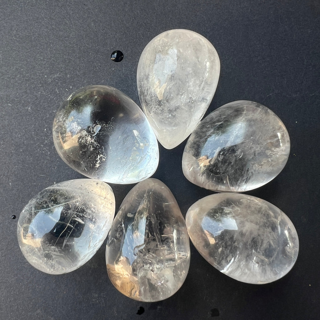 Ou din cuart de stanca/cristal incolor, pietre semipretioase - druzy.ro 1 
