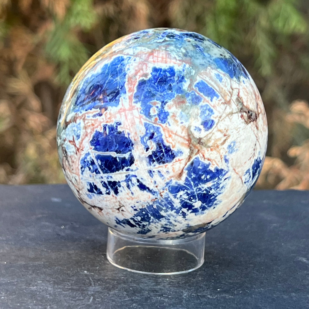 Sodalit sfera model 1,  6.8 cm, druzy.ro, cristale 5