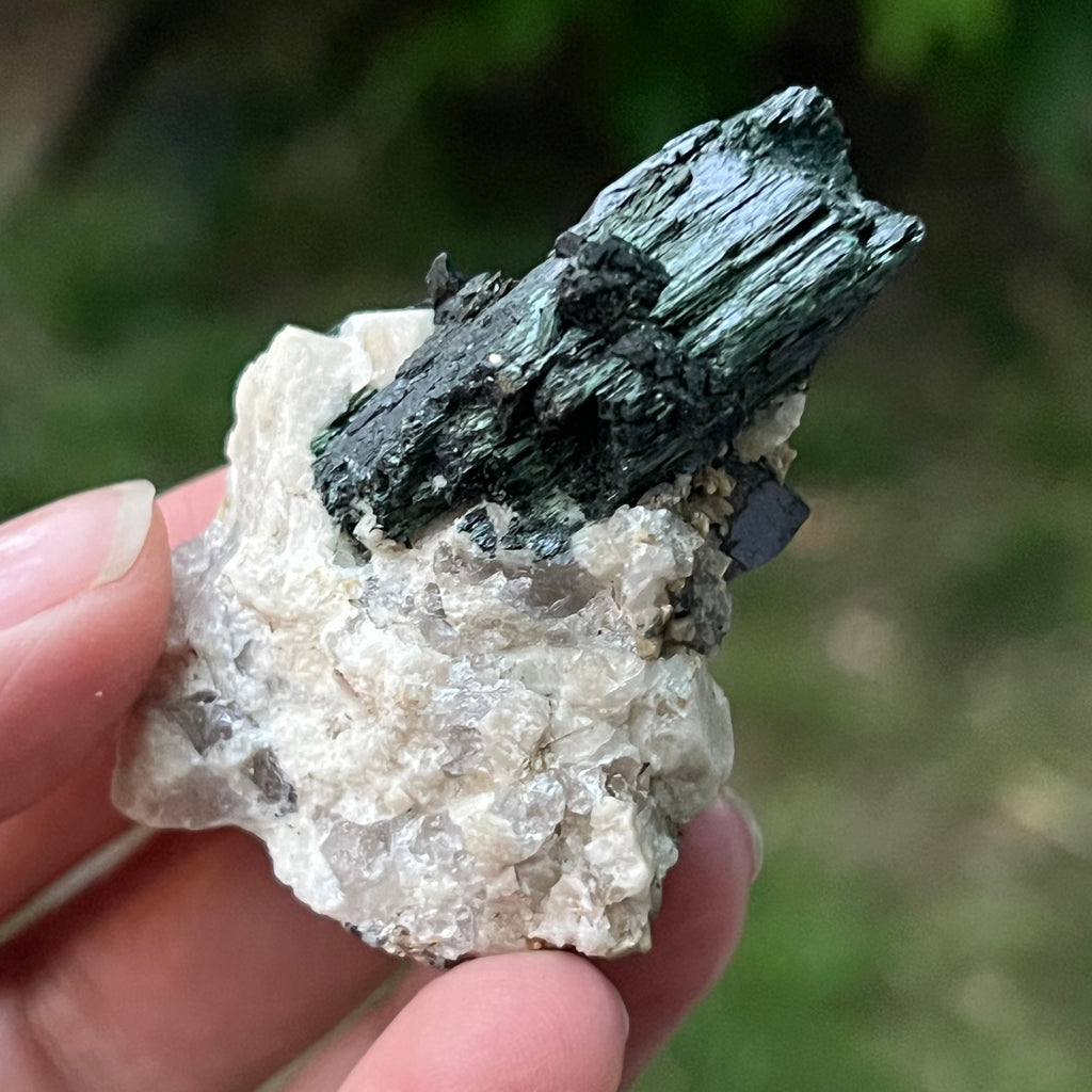 Cluster egirin mini cuart fumuriu/negru Zomba m7, pietre semipretioase - druzy.ro 5 