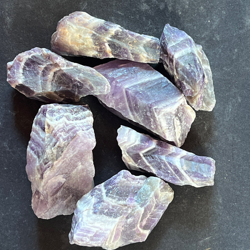 Ametist chevron piatra bruta/ varf, pietre semipretioase - druzy.ro 8 