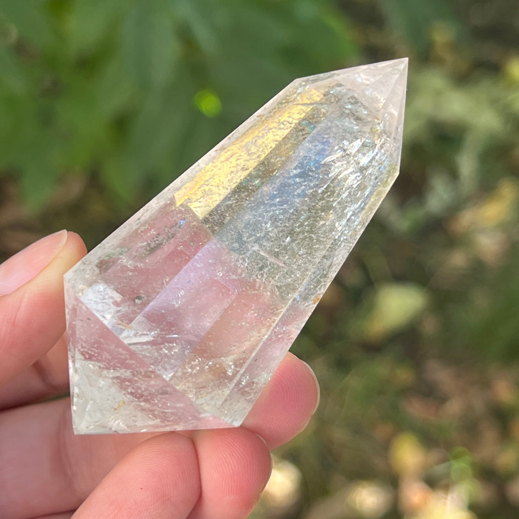 Bagheta cuart vogel, 12 fete, Brazilia model 27, pietre semipretioase - druzy.ro 5 