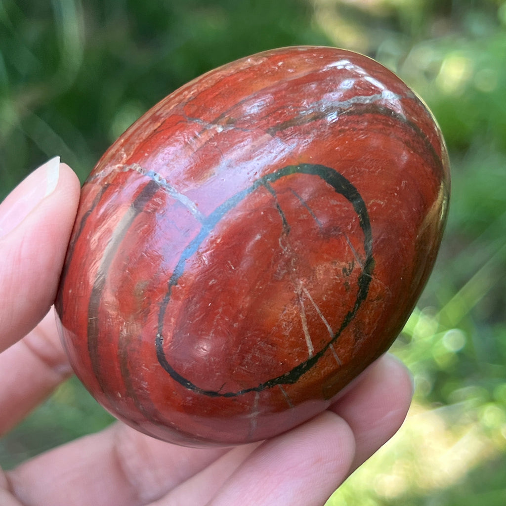 Ou jasp rosu din Zimbabwe model 6, pietre semipretioase - druzy.ro 3 