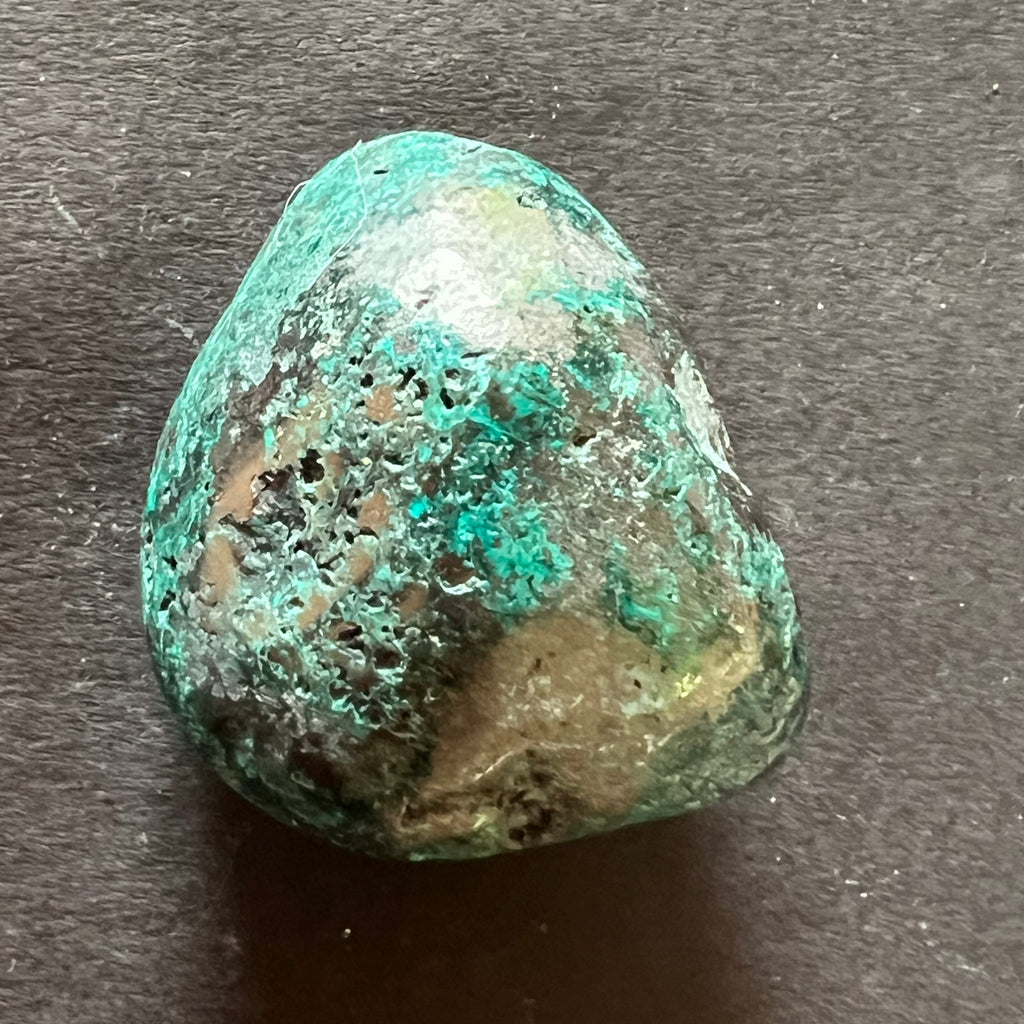 Dioptaz piatra rulata mini Congo, druzy.ro, cristale 4