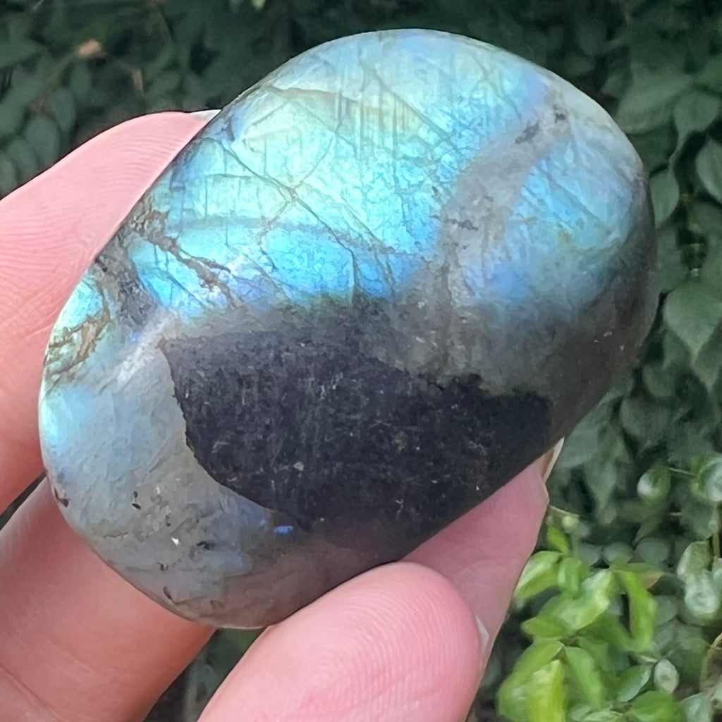 Labradorit palm stone m4, druzy.ro, cristale 4