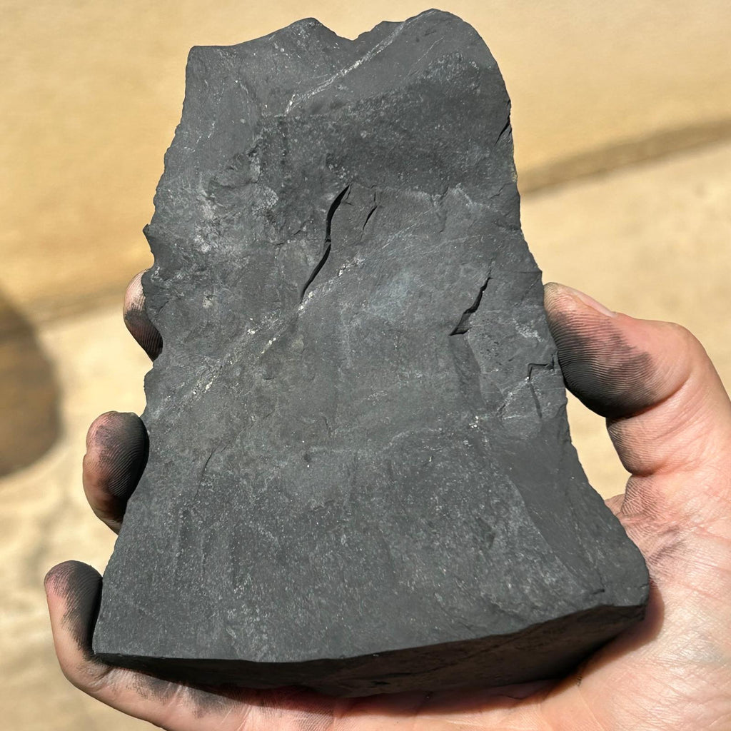 Shungit piatra bruta XXL model 9, pietre semipretioase - druzy.ro 4 