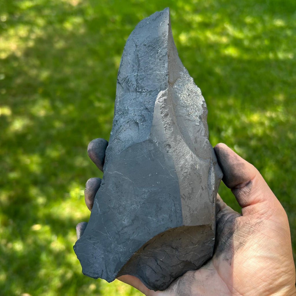 Shungit piatra bruta XXL model 10, pietre semipretioase - druzy.ro 2 