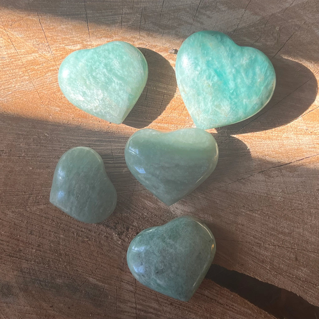 Inima amazonit mini, pietre semipretioase - druzy.ro 2 