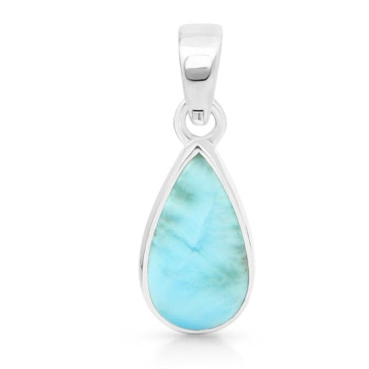 Pandantiv larimar argint model 3, pietre semipretioase - druzy.ro 1 