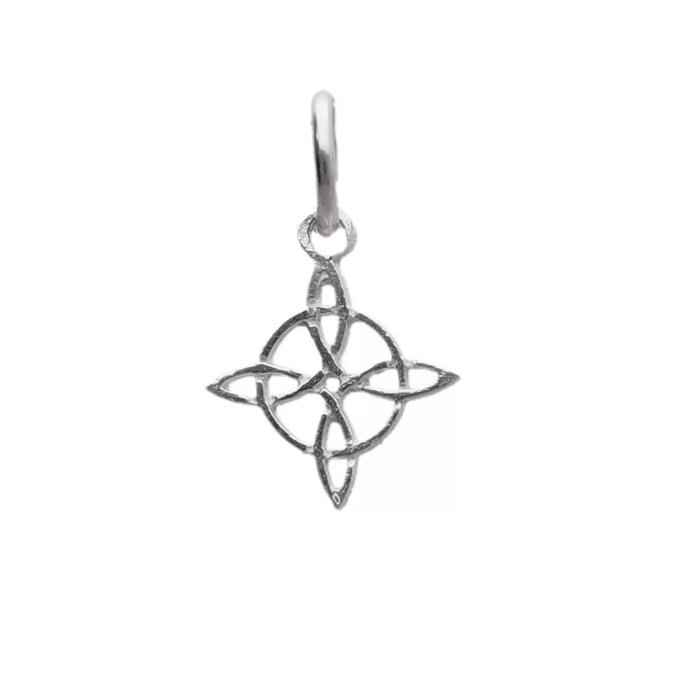 Pandantiv Witch Knot mini, pietre semipretioase - druzy.ro 2 