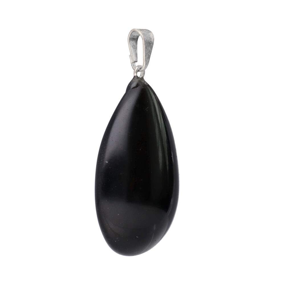 Pandantiv obsidian DROP, pietre semipretioase - druzy.ro 2 