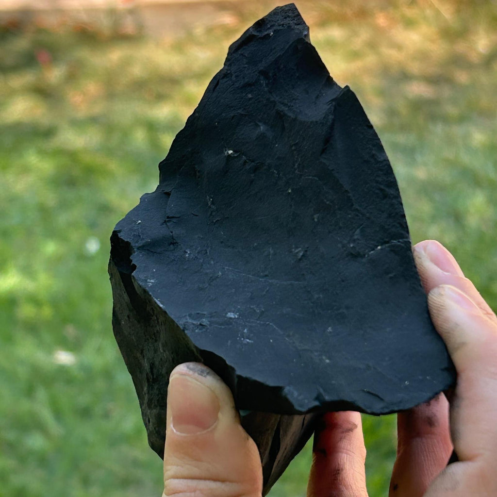 Shungit piatra bruta XXL model 1, pietre semipretioase - druzy.ro 2 