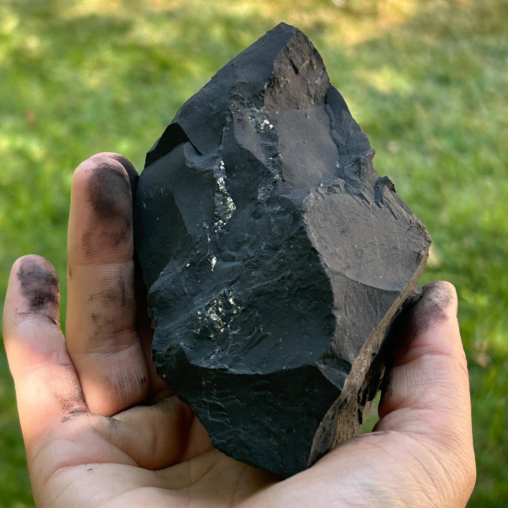 Shungit piatra bruta XXL model 1, pietre semipretioase - druzy.ro 3 