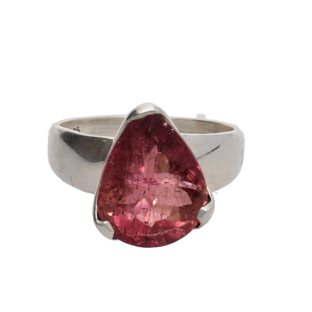 Inel Turmalină Roz (Rubelit) argint | Model 3, pietre semipretioase - druzy.ro 1 