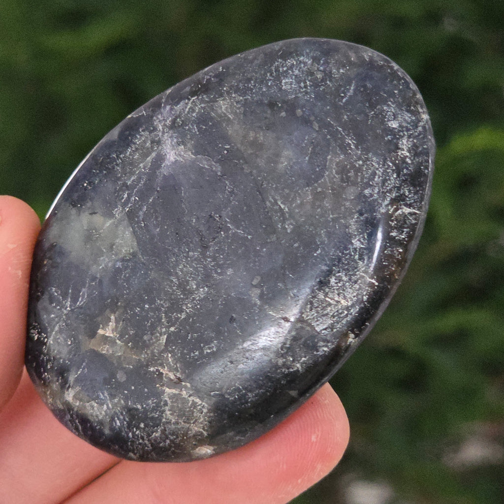 Palmstone Iolit (safir de apa) din Madagascar model 14, pietre semipretioase - druzy.ro 5 