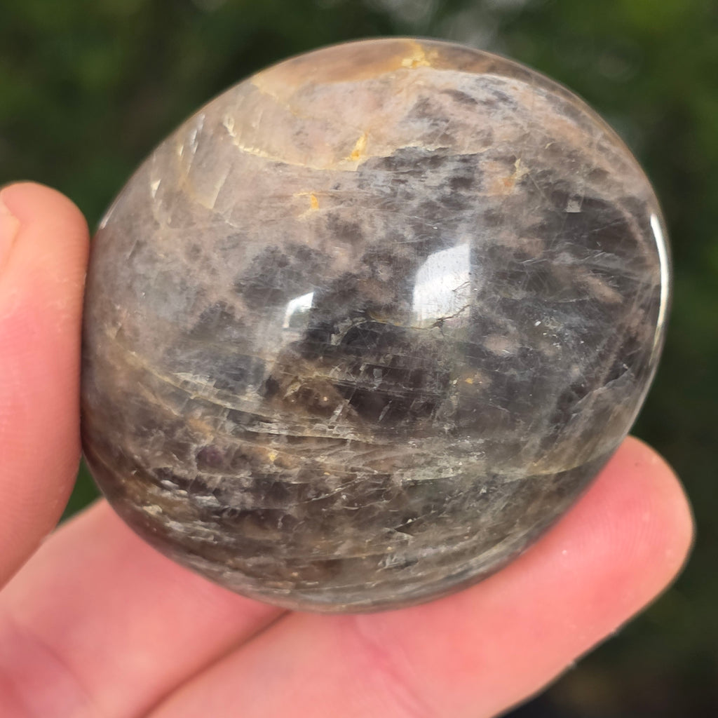 Palmstone piatra lunii somon gri | Model 6, pietre semipretioase - druzy.ro 1 