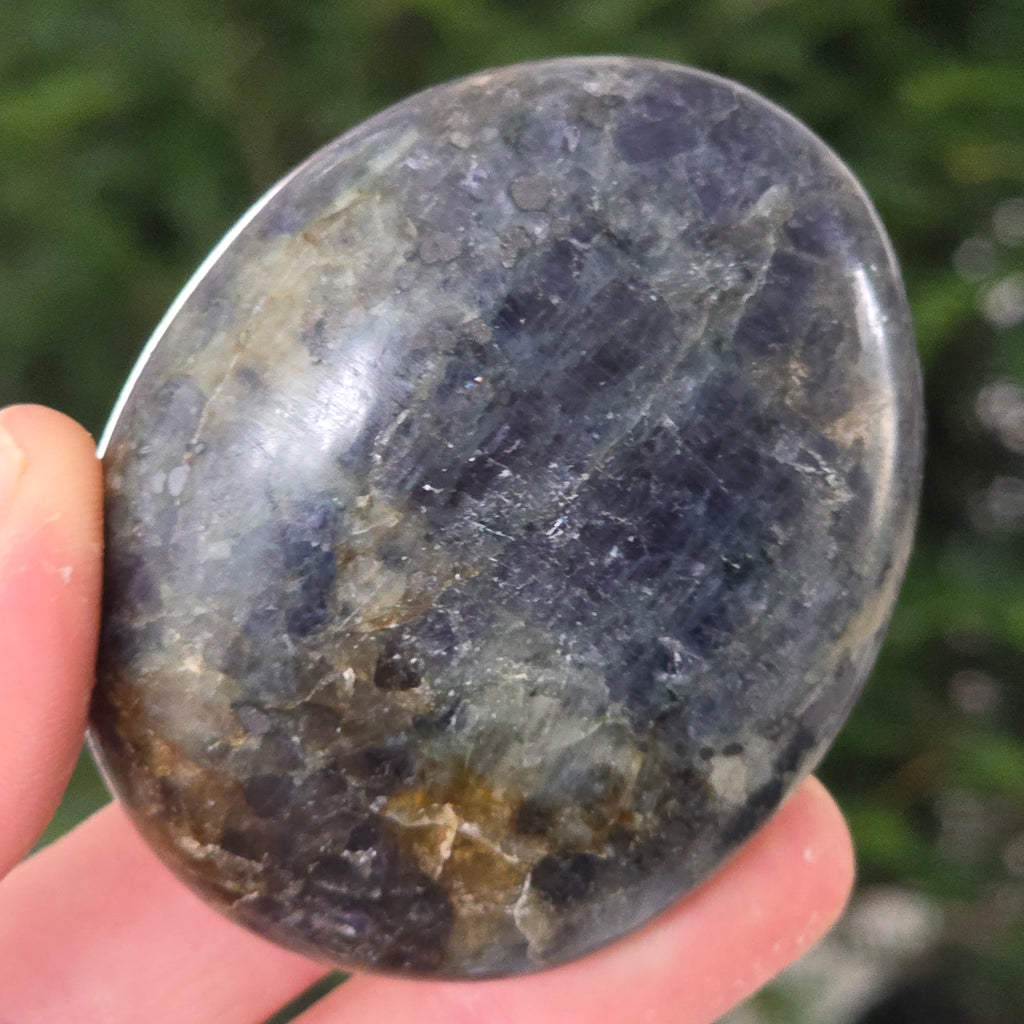 Palmstone Iolit (safir de apa) din Madagascar model 2, pietre semipretioase - druzy.ro 4 