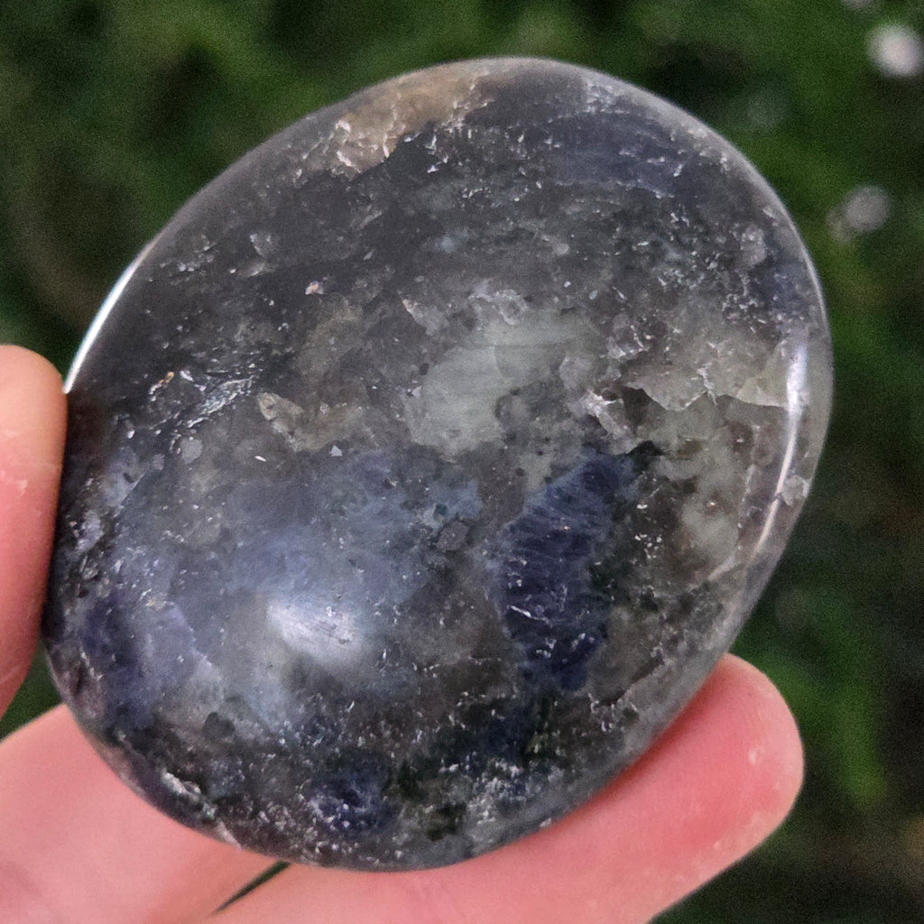 Palmstone Iolit (safir de apa) din Madagascar model 13, pietre semipretioase - druzy.ro 2 