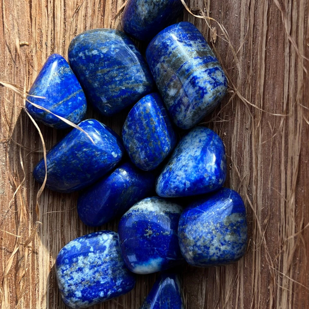 Lapis Lazuli piatra rulata mini, druzy.ro, cristale 3