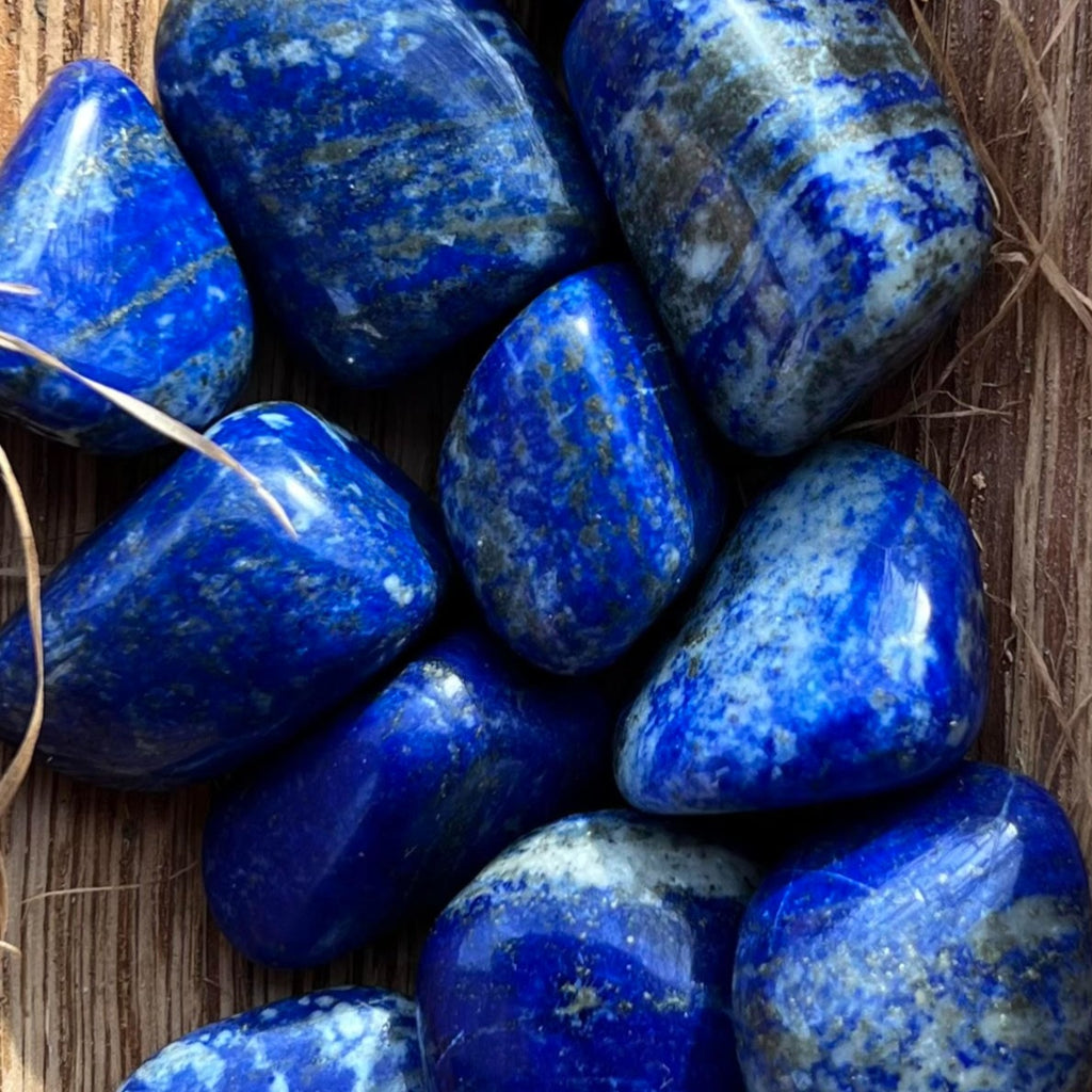 Lapis Lazuli piatra rulata mini, druzy.ro, cristale 2