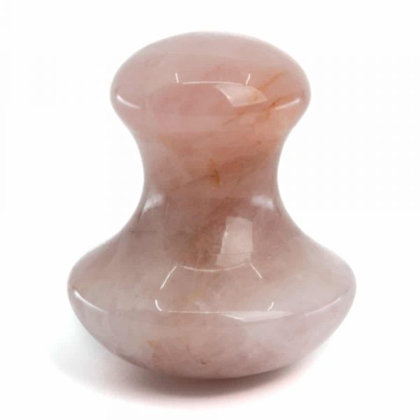 Ciuperca cuart roz masaj amablata in cutie cadou natur, druzy.ro, cristale 1