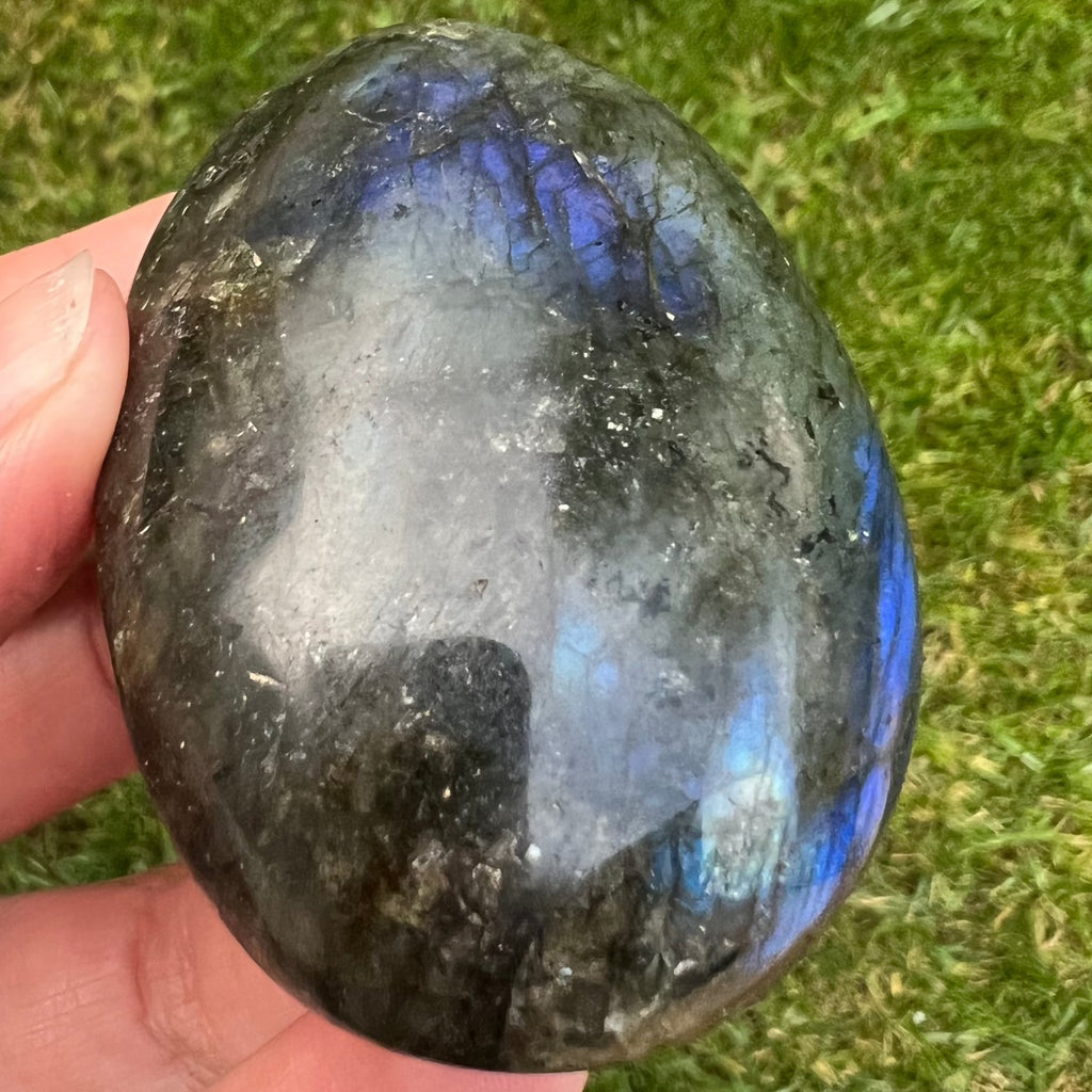 Labradorit palm stone m15, druzy.ro, cristale 1