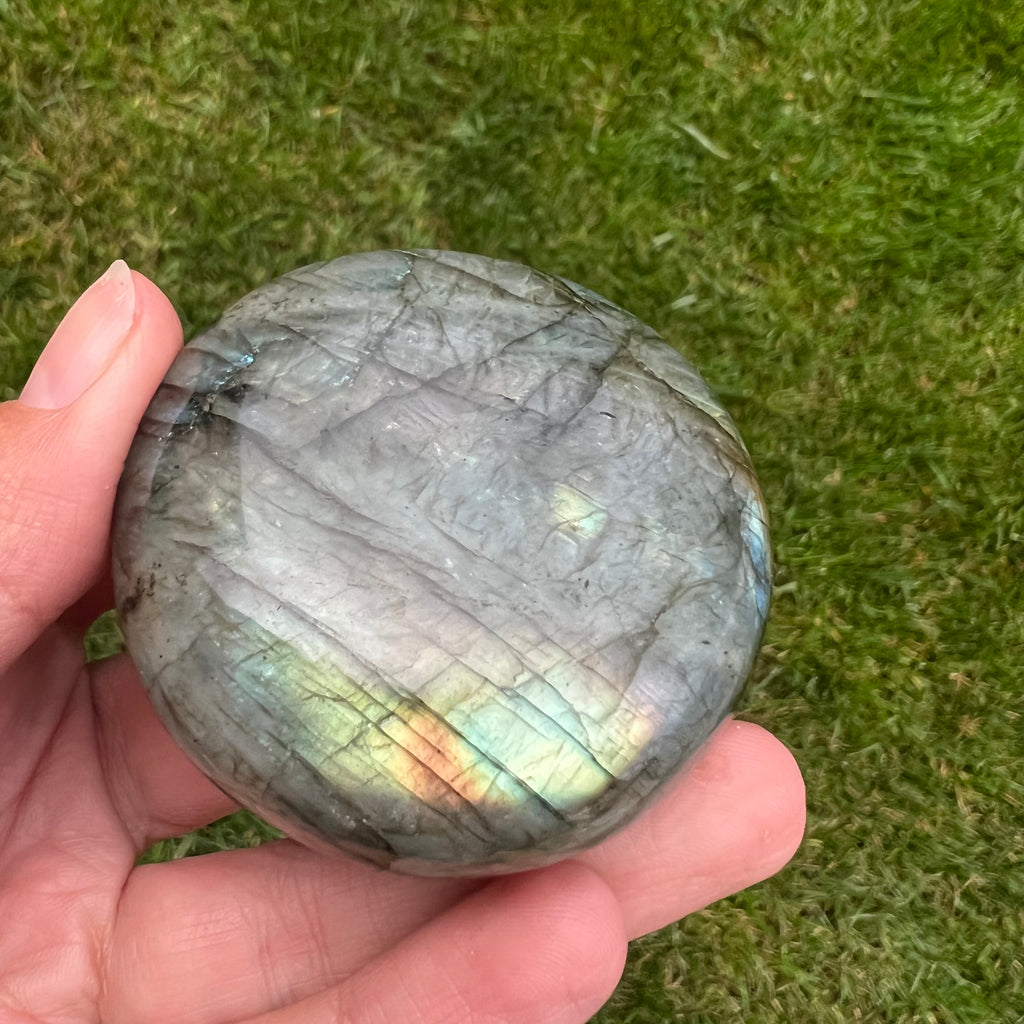 Labradorit palm stone m11, druzy.ro, cristale 3