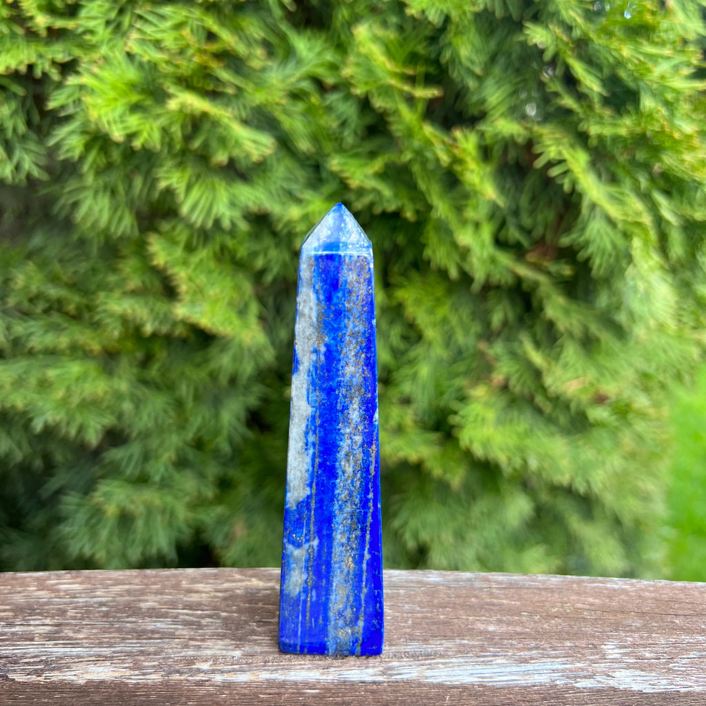 Turn/obelisc lapis lazuli m11, druzy.ro, cristale 5